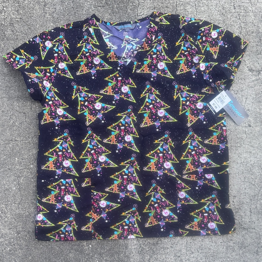Vibrant Black Graphic Short Sleeve Tee